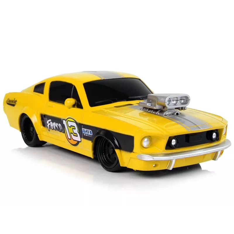 LEAN TOYS Autíčko na diaľkové ovládanie športové Classic 1:20 žlté pilot