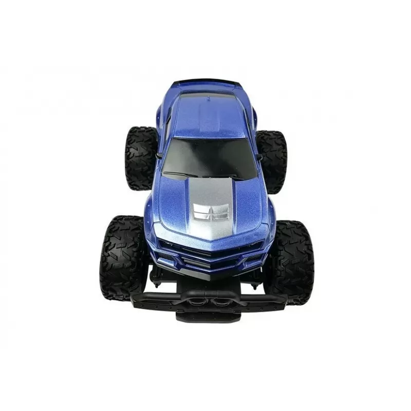 LEAN TOYS Auto na diaľkové ovládanie Off-Road R/C modré veľké kolesá