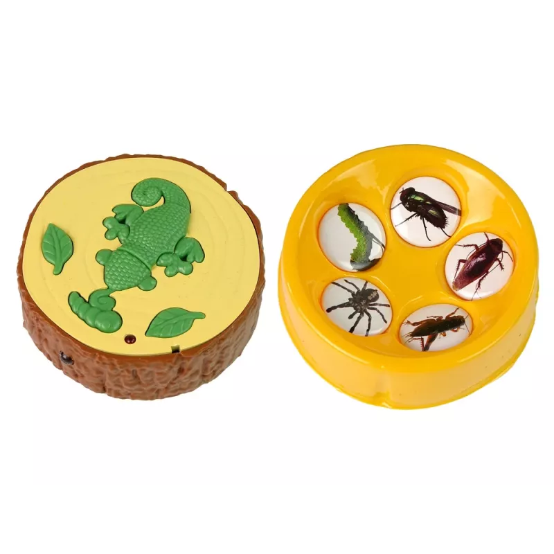 LEAN TOYS diaľkovo ovládaný chameleón zelené svetlo 28 cm