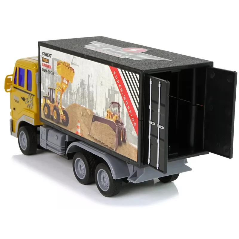 LEAN TOYS nákladné auto na stavbu na diaľkové ovládanie 1:24 žlté