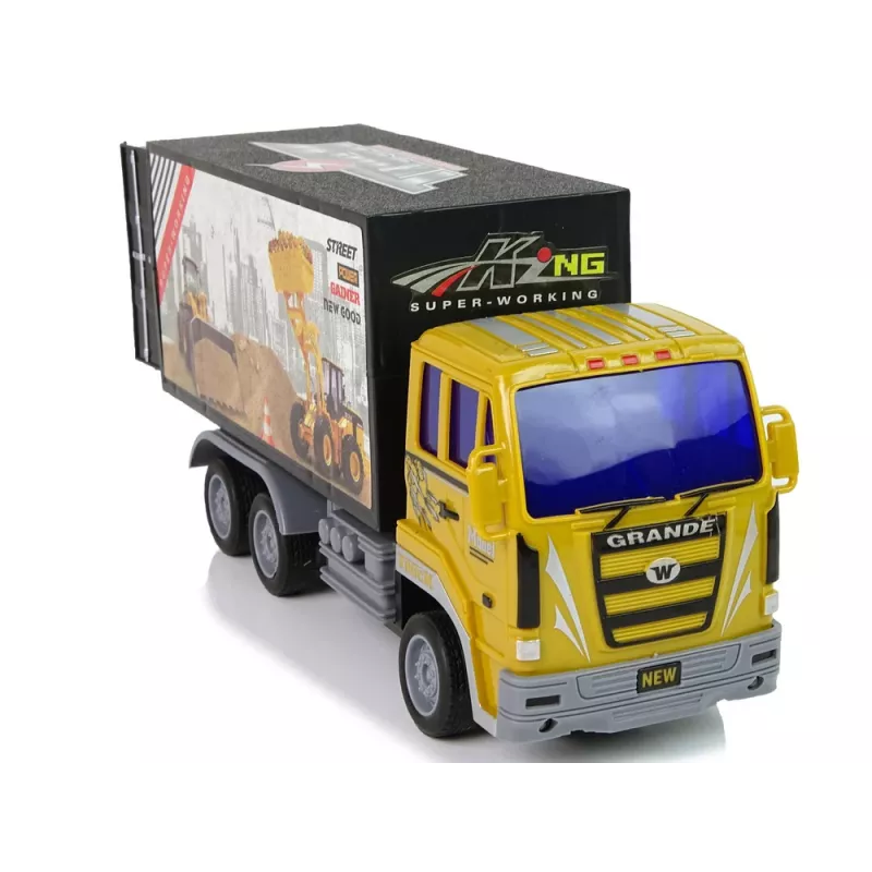 LEAN TOYS nákladné auto na stavbu na diaľkové ovládanie 1:24 žlté