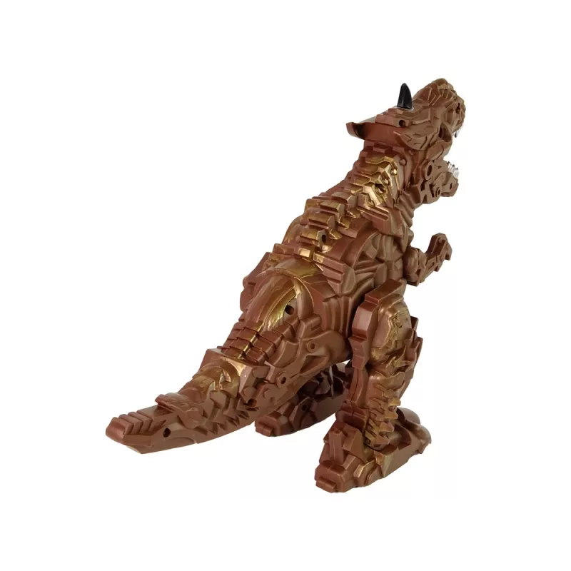 LEAN TOYS dinosaurus na diaľkové ovládanie parný projektor hnedý
