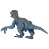 LEAN TOYS dinosaurus na diaľkové ovládanie Velociraptor so zvukom a revom, modrý