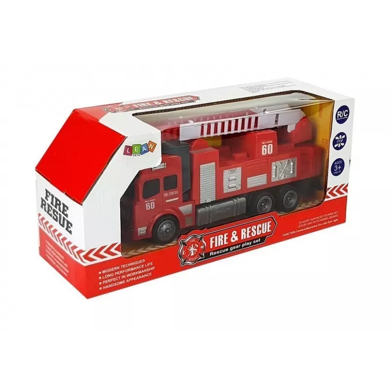 LEAN TOYS Hasičské auto na diaľkové ovládanie R/C