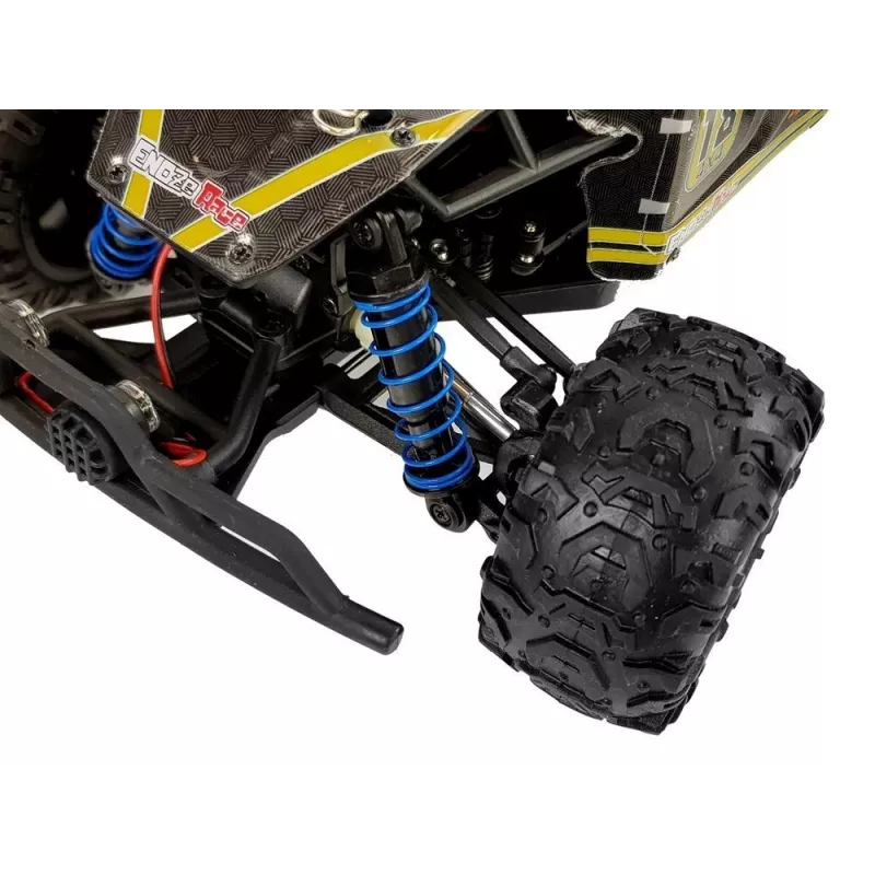 LEAN TOYS Diaľkovo ovládané off-road buggy 1:18 žlté ENOZE 9303E 45 km/h