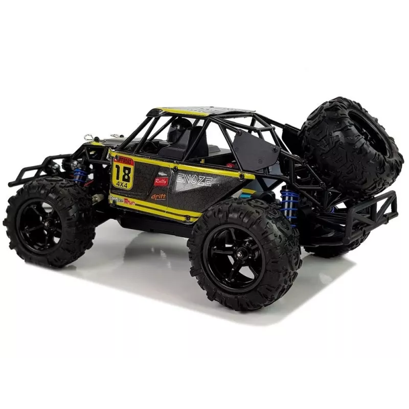 LEAN TOYS Diaľkovo ovládané off-road buggy 1:18 žlté ENOZE 9303E 45 km/h