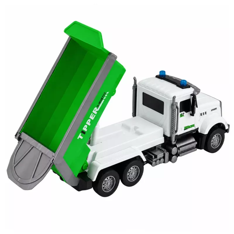 LEAN TOYS RC sklápač s pohyblivou korbe zelený 1:14