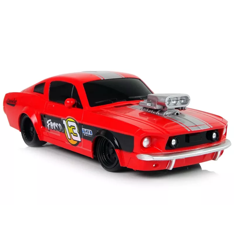 LEAN TOYS Autíčko na diaľkové ovládanie športové 1:20 červené pilot