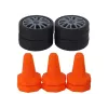 LEAN TOYS diaľkovo ovládané športové auto R/C 1:24 čierne, vymeniteľné kolesá