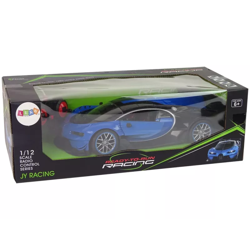 LEAN TOYS diaľkovo ovládané športové auto s LED prednými svetlami a R/C diaľkovým ovládačom