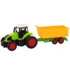 LEAN TOYS diaľkovo ovládaný traktor s prívesom RC 1:16 zelený