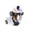 LEAN TOYS robot auto police biele 2in1 transformácia