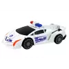 LEAN TOYS robot auto police biele 2in1 transformácia