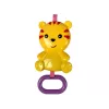 LEAN TOYS hojdacie kreslo 2in1 modrý tiger zvuky vibrácie