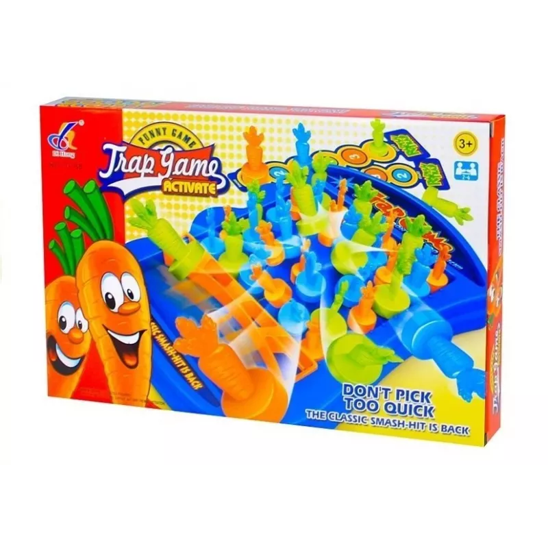 LEAN TOYS Bežiaca mrkva arkádová pasca hra