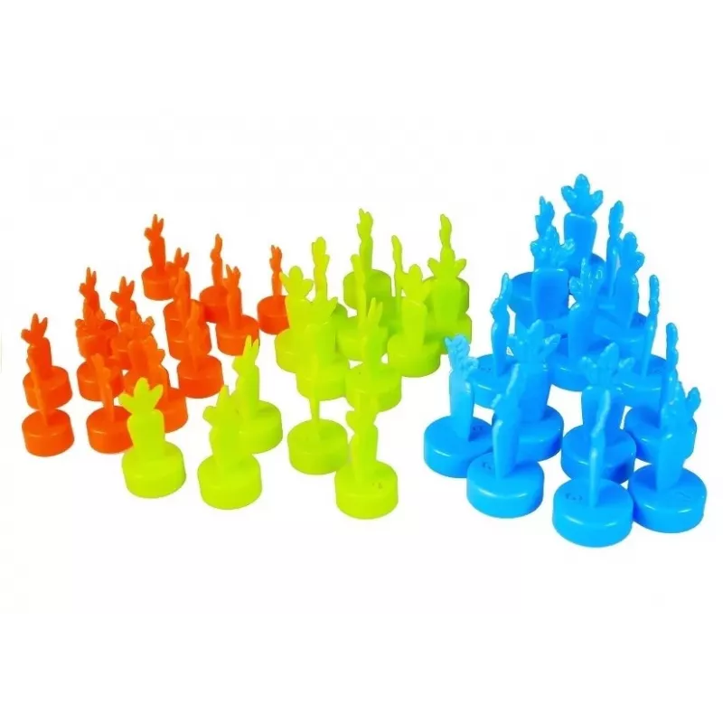 LEAN TOYS Bežiaca mrkva arkádová pasca hra