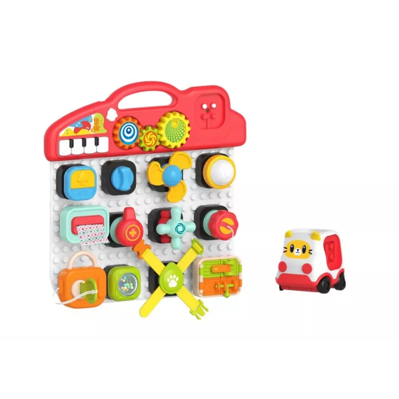 LEAN TOYS senzorická doska pre deti, vzdelávací panel, interaktívne piano