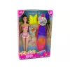 LEAN TOYS Sada doplnkov pre bábiky kajak ružová