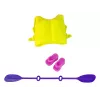 LEAN TOYS Sada doplnkov pre bábiky kajak ružová