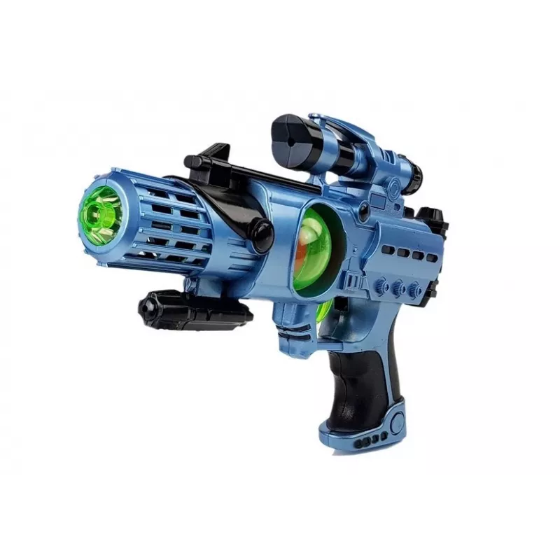 LEAN TOYS Súprava laserová zbraň Space Warrior maska svetlá zvuky