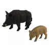 LEAN TOYS sada 2 figúrok diviak s mláďaťom séria lesné zvieratá