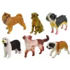 LEAN TOYS súprava figúrok psov psie plemená 6 prvkov