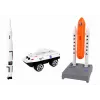 LEAN TOYS Figúrky Space Truck Rocket 15 ks