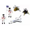 LEAN TOYS Figúrky Space Truck Rocket 15 ks