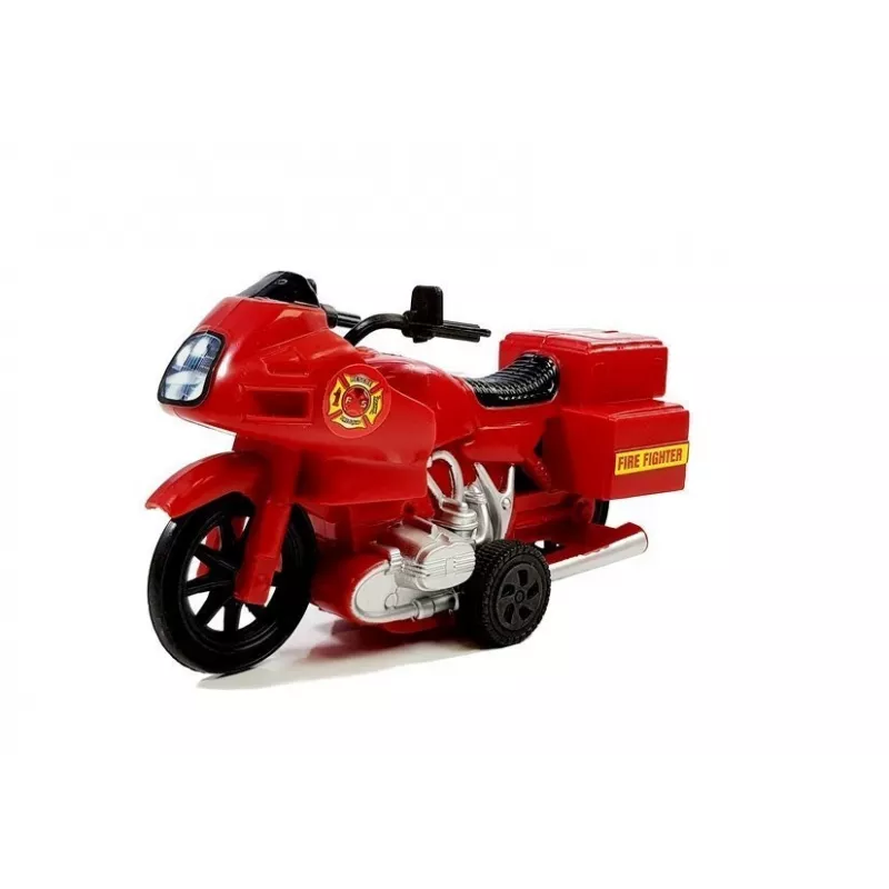 LEAN TOYS Sada hasičské vozidlá vrtuľník motor svetlo zvuky