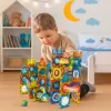 LEAN TOYS Sada magnetických stavebníc guľová dráha farebná 98 dielov