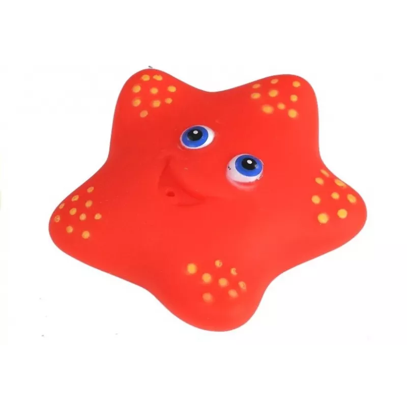 LEAN TOYS Sada morských živočíchov do kúpeľa, gumené sitko na ryby, 12 dielov