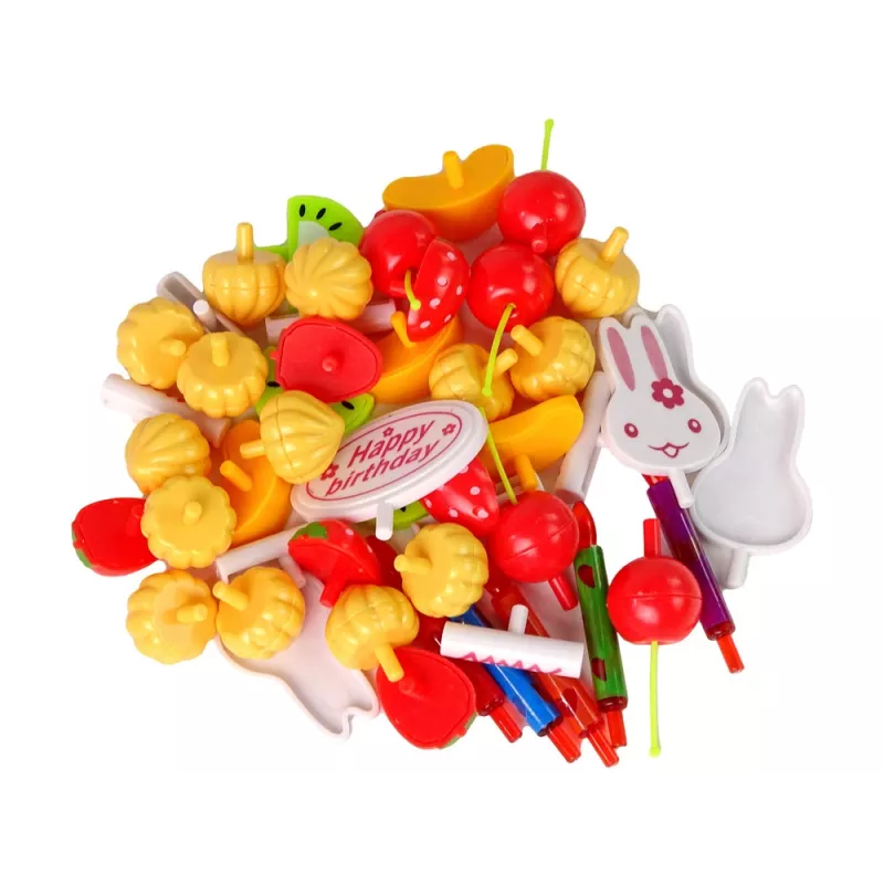 LEAN TOYS sada sladkostí torta sušienky suchý zips dekorácie DIY
