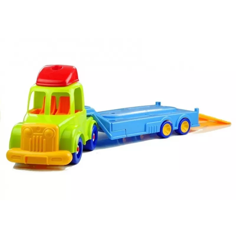 LEAN TOYS Sada vozidiel Polícia Hasiči Autotransportér Skrutkovacie vozidlá
