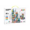 LEAN TOYS Sada sklíčok pre gule magnetické kocky 168 dielov