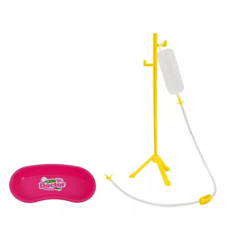 LEAN TOYS Malá zubárska sada s príslušenstvom v ružovej taške