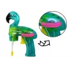 LEAN TOYS Bublinková pištoľ plameniak modrá