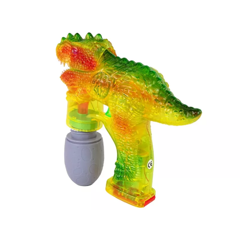 LEAN TOYS stroj na bubliny dinosaurus 1x vajíčko
