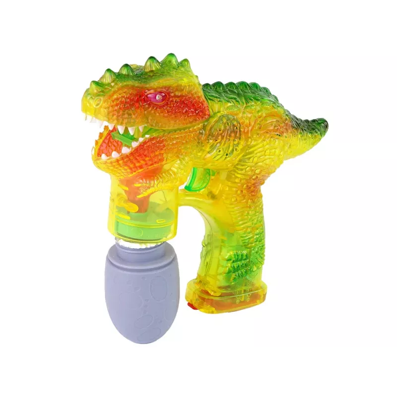 LEAN TOYS stroj na bubliny dinosaurus 1x vajíčko