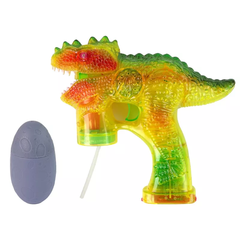 LEAN TOYS stroj na bubliny dinosaurus 1x vajíčko
