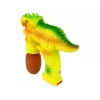 LEAN TOYS Bublifuk dinosaurus tekutina do bublín vajíčko žlté