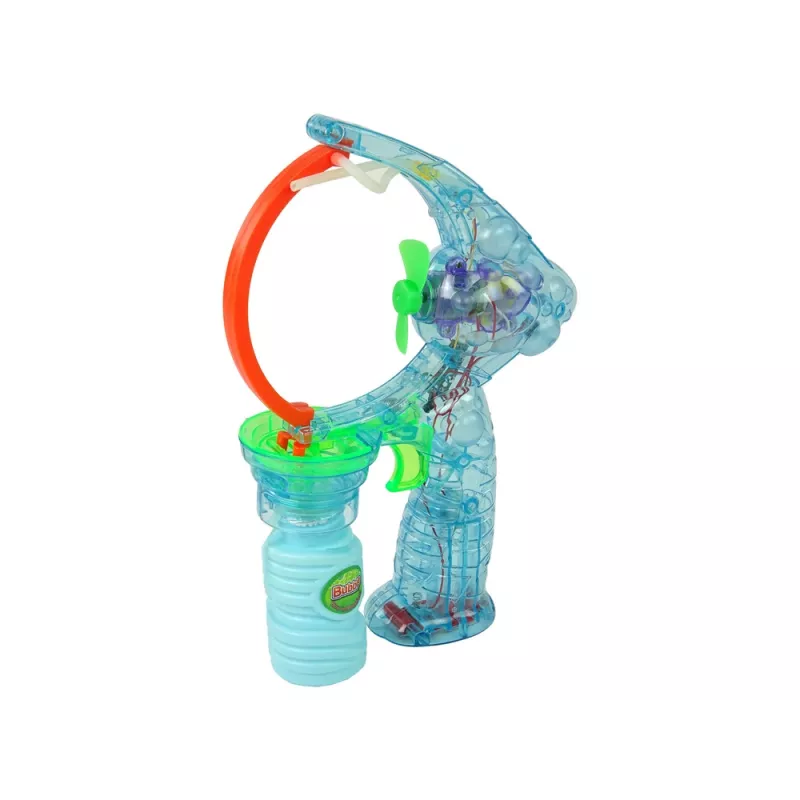 LEAN TOYS Bublifuková pištoľ 24cm svetlo a zvuk