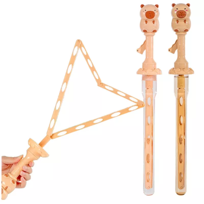 LEAN TOYS bubliny veľká vysúvacia palica kapybara 49,5 cm 100 ml