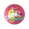 LEAN TOYS mäkká senzorická dúhová lopta pre bábätká priemer 8 cm