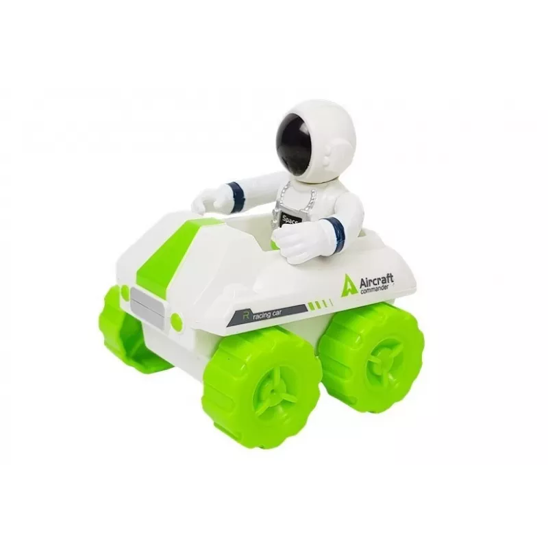 LEAN TOYS Space Rocket Astronom Cosmos Light & Sound – na batérie elektronická hračka raketa s figúrkou astronauta (3x AA)