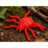 LEAN TOYS pavúk červený gumená figúrka naťahovacia realistická 12 cm