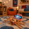 LEAN TOYS pavúk tarantula gumená figúrka naťahovacia realistická 12 cm