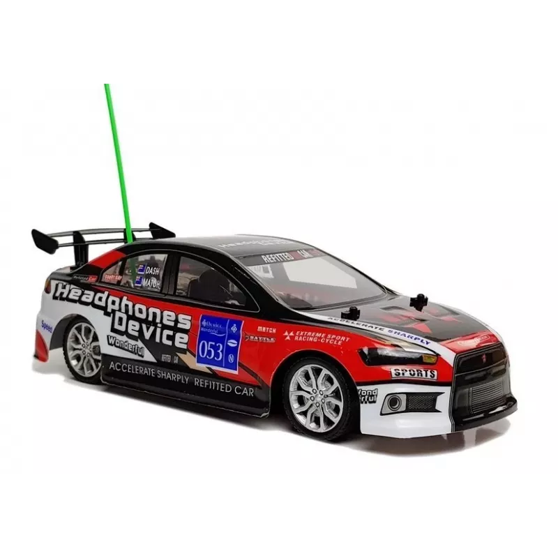 LEAN TOYS Športové pretekárske auto na diaľkové ovládanie R/C 27MHz červené