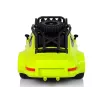 LEAN TOYS Športové auto 1:18 zelené rezervné koleso pilot