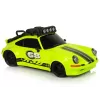 LEAN TOYS Športové auto 1:18 zelené rezervné koleso pilot