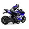 LEAN TOYS Športová motorka 2.4G diaľkovo ovládaná pretekárska dosah 35m modrá